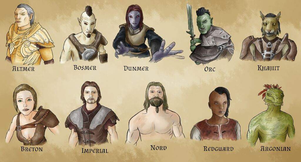 Elder scrolls khajiit breeds