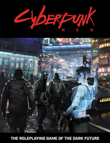 The cover of Cyberpunk RED